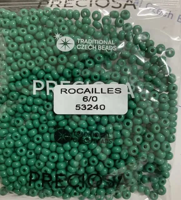 Preciosa Round Seed Beads 53240 6/0 3.5 Oz