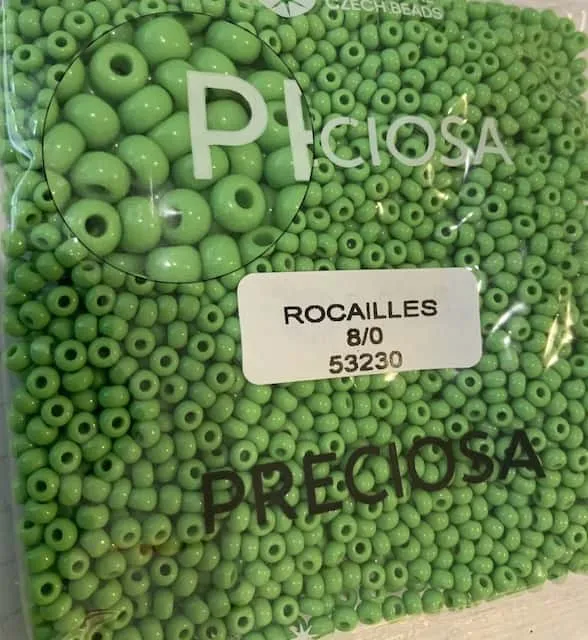 Preciosa Round Seed Beads 53230 8/0 3.5 Oz