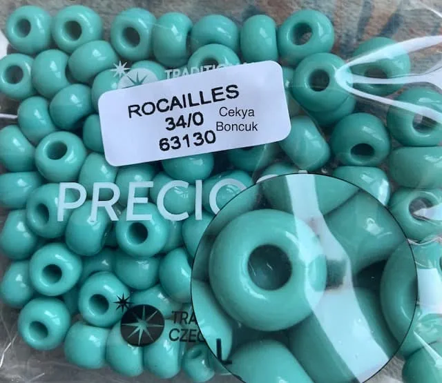Preciosa Round Seed Beads 63130 34/0 3.5 Oz