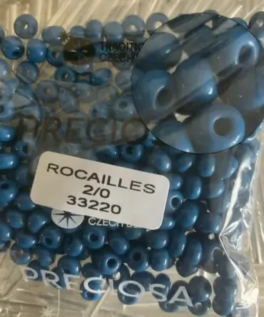 Preciosa Round Seed Beads 33220 2/0  3.5 Oz
