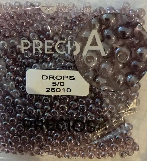 Preciosa Drops Beads 26010 5/0 3.5 Oz