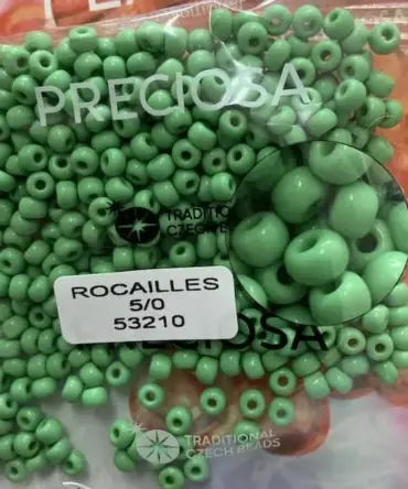 Preciosa Round Seed Beads 53210 5/0 3.5 Oz