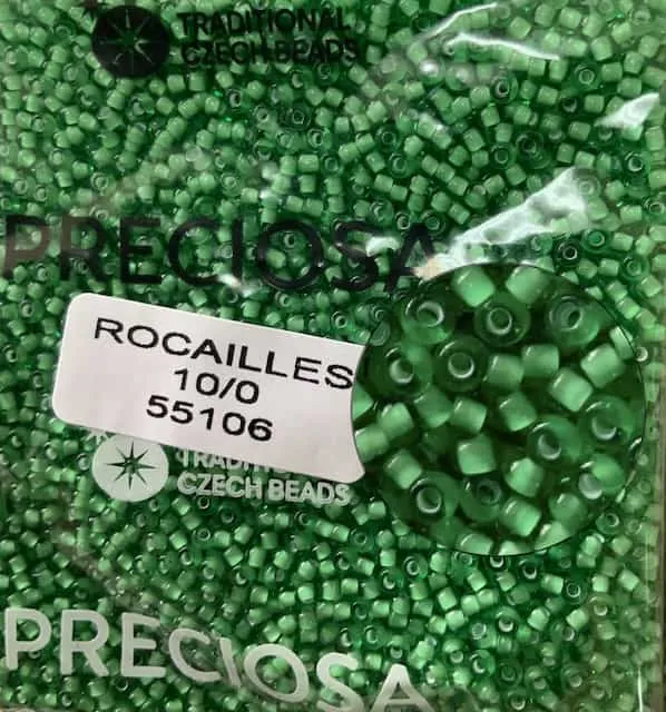 Preciosa Round Seed Beads 55106 10/0 3.5 Oz