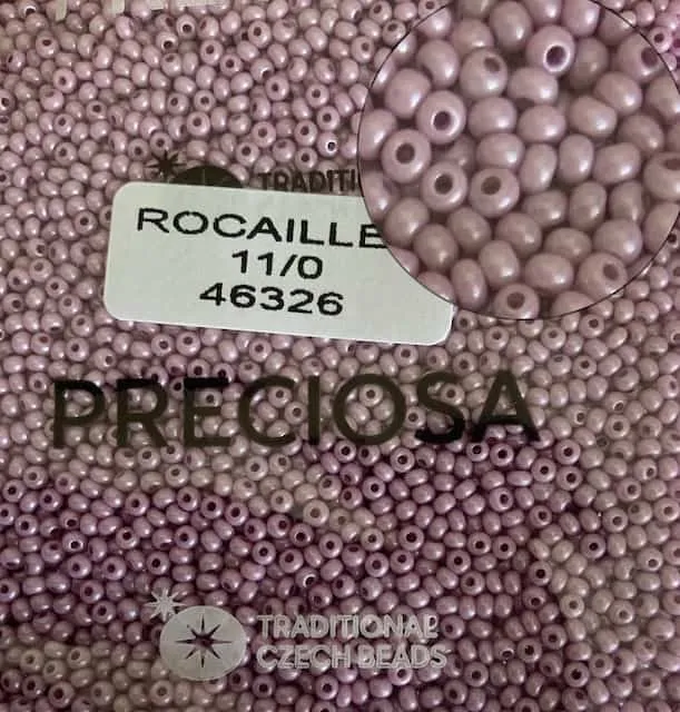 Preciosa Round Seed Beads 46326 11/0  3.5 Oz