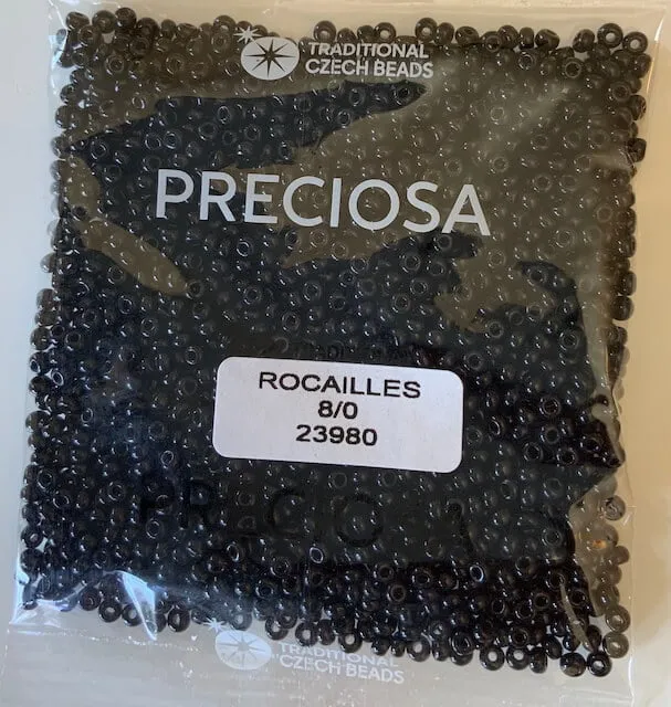 Preciosa Round Seed Beads 23980 8/0 3.5 Oz
