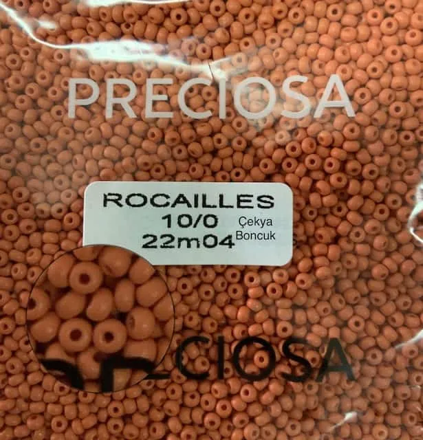 Preciosa Round Seed Beads 22M04 10/0 3.5 oz Matte