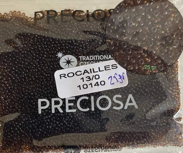 Preciosa Round Seed Beads 10140 13/0 3.5 Oz