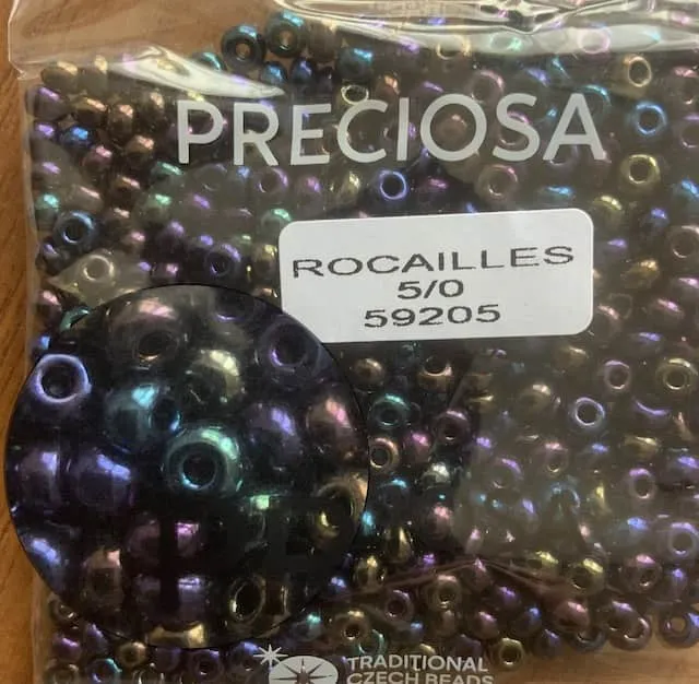 Preciosa Round Seed Beads 59205 5/0  3.5 Oz