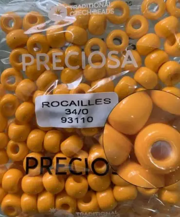 Preciosa Round Seed Beads 93110 34/0 3.5 Oz