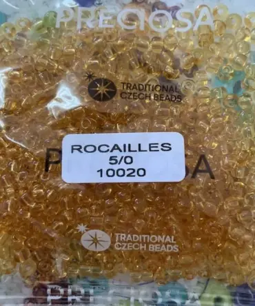 Preciosa Round Seed Beads 10020 5/0 3.5 Oz