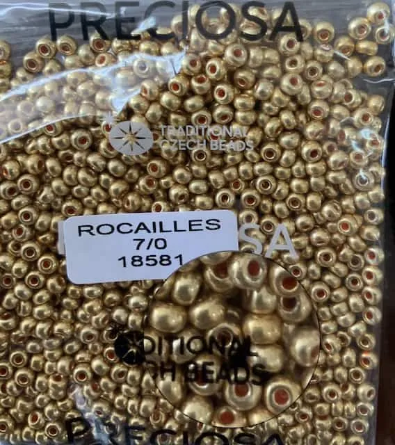 Preciosa Round Seed Beads 18581 7/0 3.5 Oz