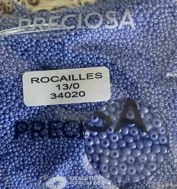 Preciosa Round Seed Beads 34020 13/0 3.5 Oz