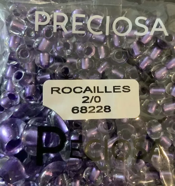 Preciosa Round Seed Beads 68228 2/0 3.5 Oz