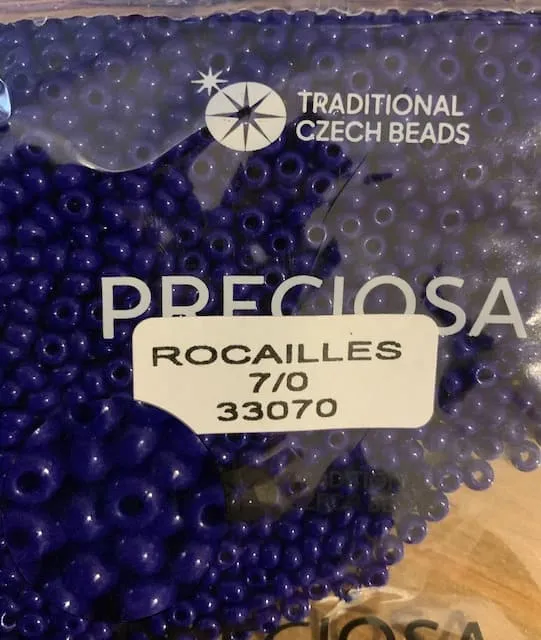 Preciosa Round Seed Beads 33070 7/0 3.5 Oz