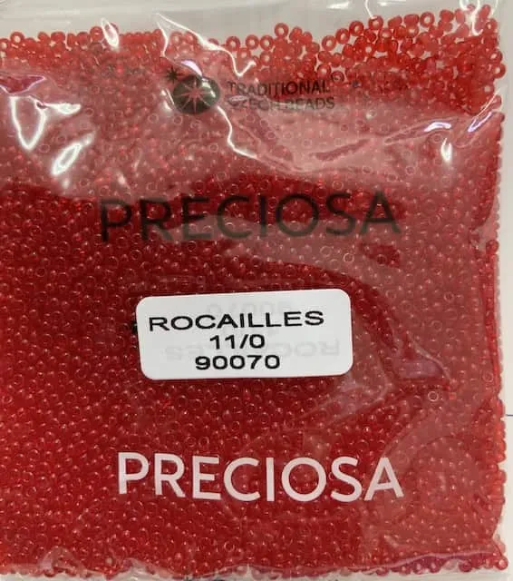 Preciosa Round Seed Beads 90070 11/0 3.5 Oz