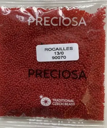 Preciosa Round Seed Beads 90070 13/0 3.5 Oz Matte