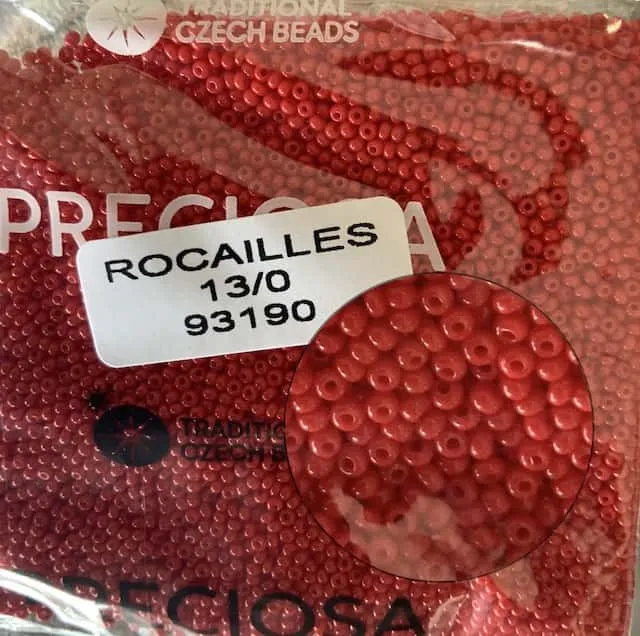 Preciosa Round Seed Beads 93190 13/0 3.5 Oz
