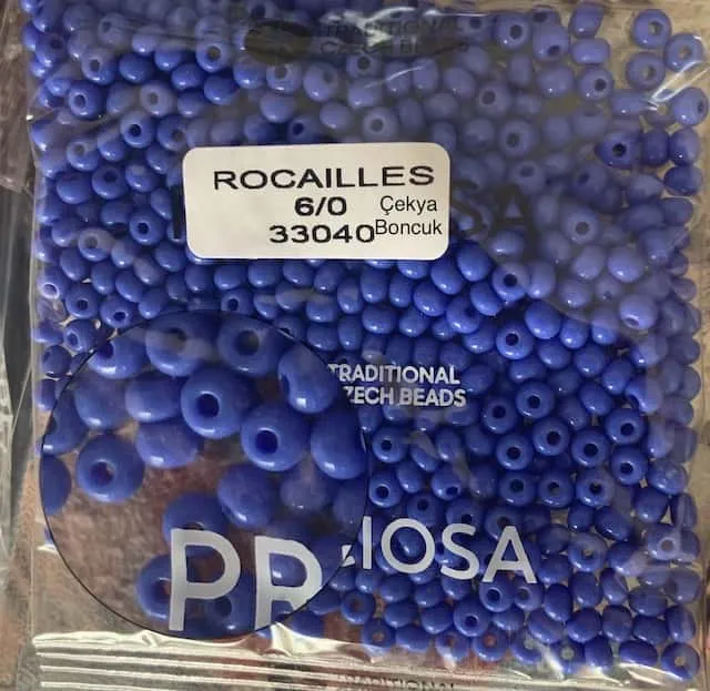 Preciosa Round Seed Beads 33040 6/0 3.5 Oz