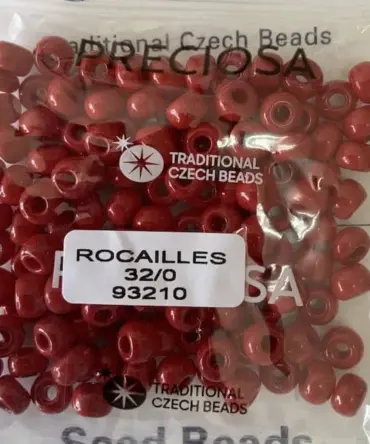 Preciosa Round Seed Beads 93210 32/0 3.5 Oz
