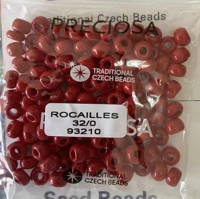 Preciosa Round Seed Beads 93210 32/0 3.5 Oz