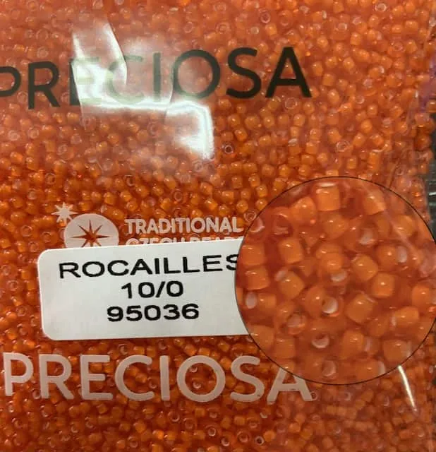 Preciosa Round Seed Beads 95036 10/0 3.5 Oz