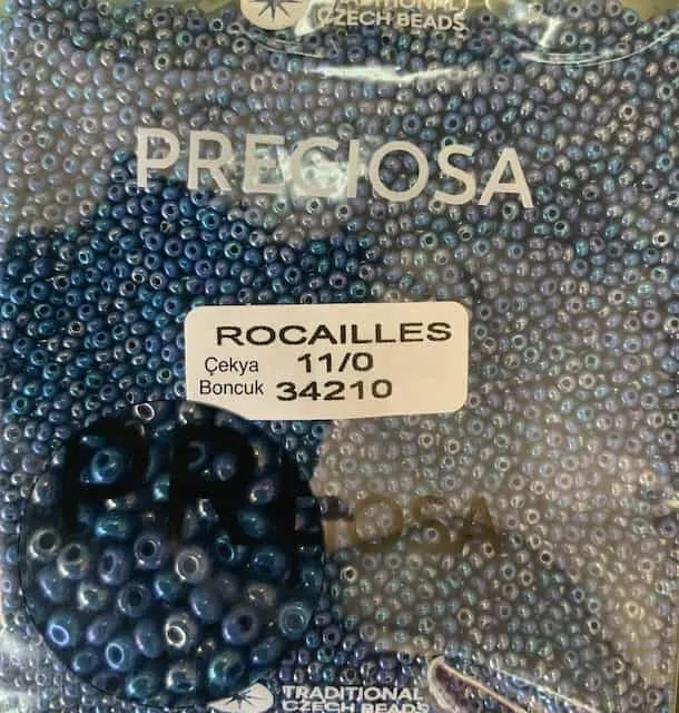 Preciosa Round Seed Beads 34210 11/0 3.5 Oz