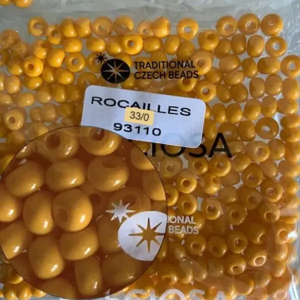 Preciosa Round Seed Beads 93110 33/0  3.5 Oz
