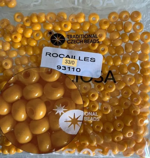 Preciosa Round Seed Beads 93110 33/0  3.5 Oz