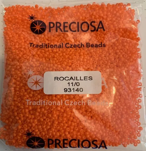 Preciosa Round Seed Beads 93140 11/0 3.5 Oz