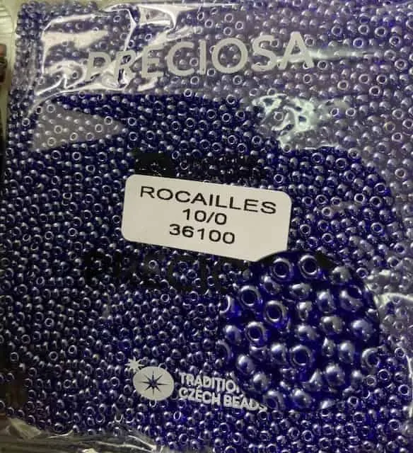 Preciosa Round Seed Beads 36100 10/0 3.5 Oz