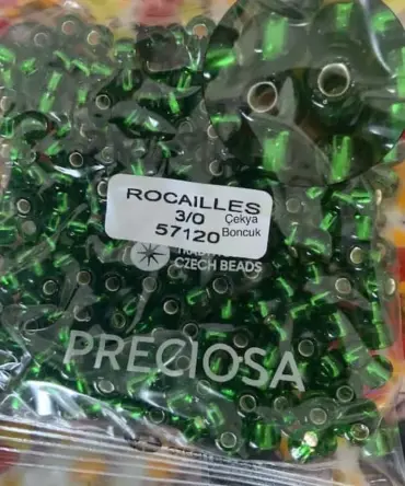 Preciosa Round Seed Beads 57120 3/0 3.5 Oz
