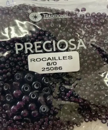 Preciosa Round Seed Beads 25086 8/0 3.5 Oz