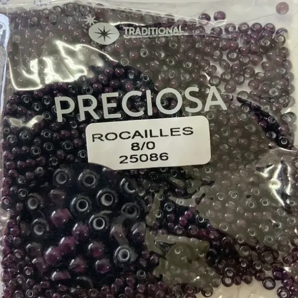 Preciosa Round Seed Beads 25086 8/0 3.5 Oz