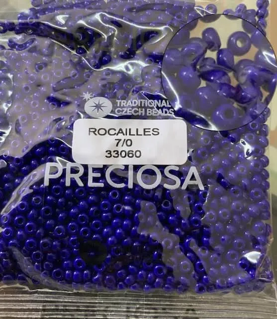 Preciosa Round Seed Beads 33060 7/0 3.5 Oz