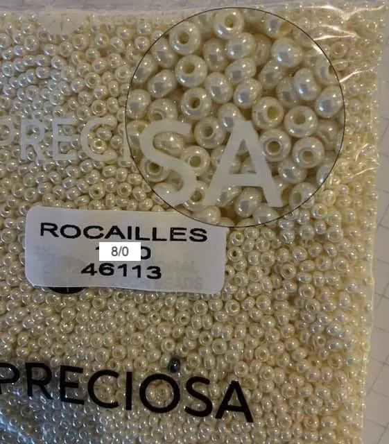 Preciosa Round Seed Beads 46113 8/0 3.5 Oz
