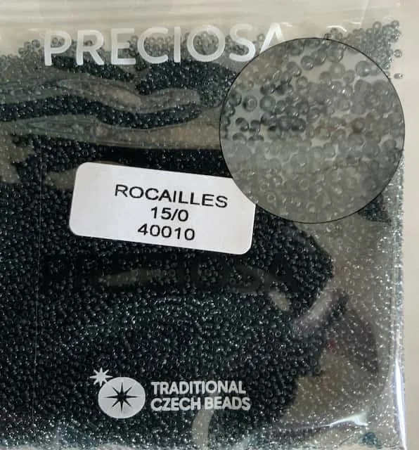 Preciosa Round Seed Beads 40010 15/0 3.5 Oz