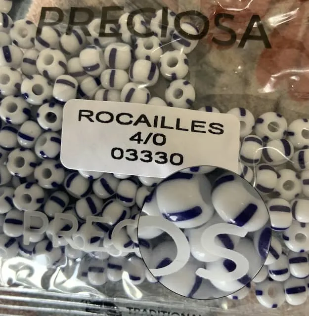 Preciosa Round Seed Beads 03330 4/0 3.5 Oz