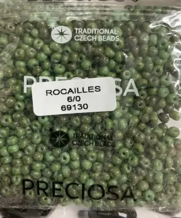 Preciosa Round Seed Beads 69130 6/0 3.5 Oz