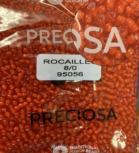 Preciosa Round Seed Beads 95056 8/0 3.5 Oz