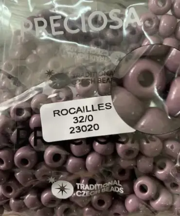 Preciosa Round Seed Beads 23020 32/0 3.5 Oz