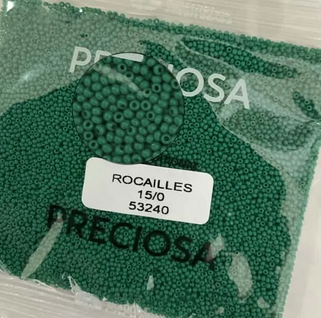 Preciosa Round Seed Beads 53240 15/0 3.5 Oz