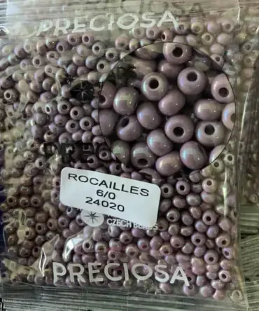 Preciosa Round Seed Beads 24020 6/0 3.5 Oz