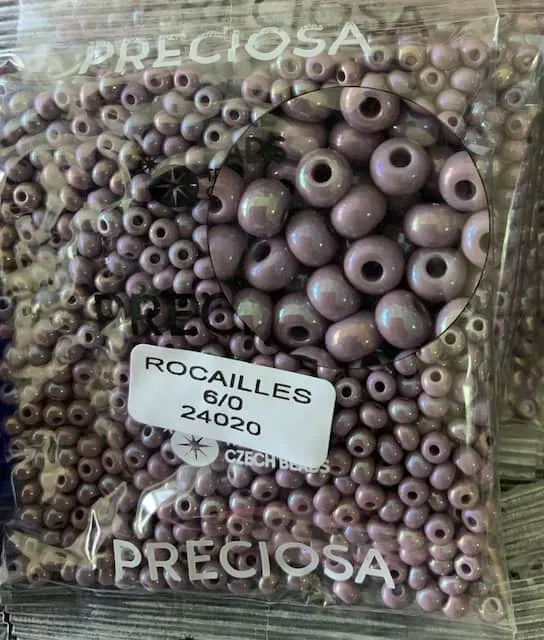 Preciosa Round Seed Beads 24020 6/0 3.5 Oz