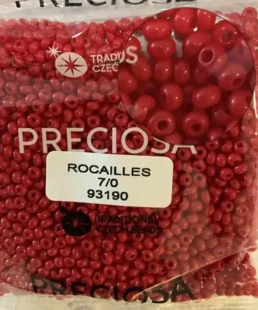 Preciosa Round Seed Beads 93190 7/0 3.5 Oz