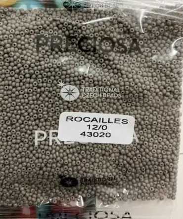 Preciosa Round Seed Beads 43020 12/0 3.5 Oz