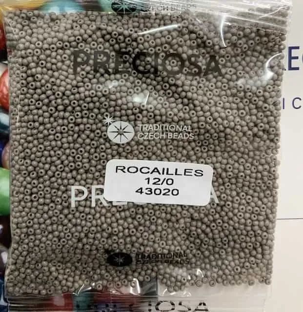 Preciosa Round Seed Beads 43020 12/0 3.5 Oz