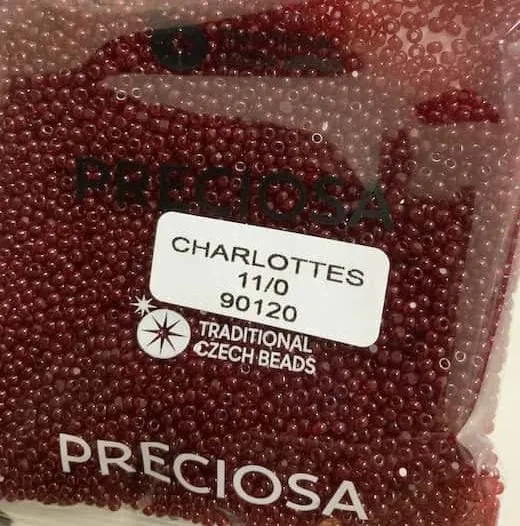 Preciosa Charlotte Seed Beads 90120 11/0 3.5 Oz