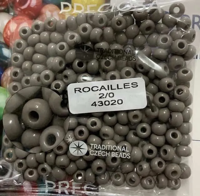 Preciosa Round Seed Beads 43020 2/0 3.5 Oz
