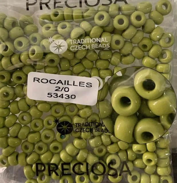 Preciosa Round Seed Beads 53430 2/0 3.5 Oz