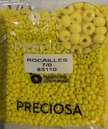 Preciosa Round Seed Beads 83110 7/0 3.5 Oz